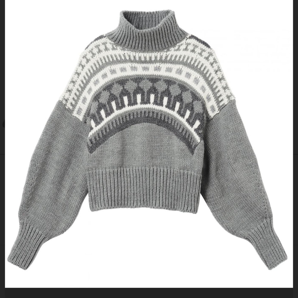 Host Pick - NWOT H&M x Pringle of Scotland bell sleeve turtleneck